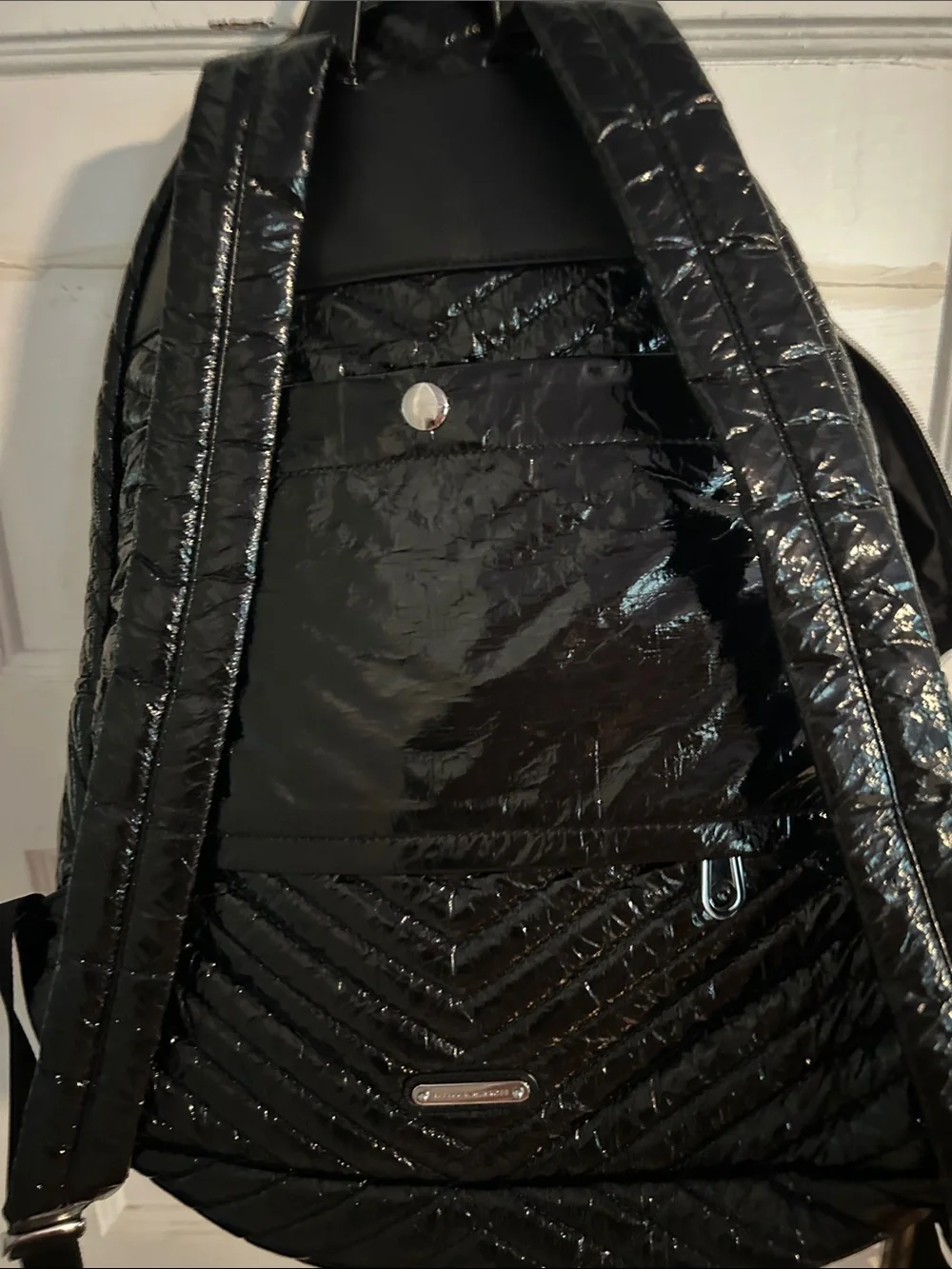 Rebecca Minkoff Black Quilted Backpack